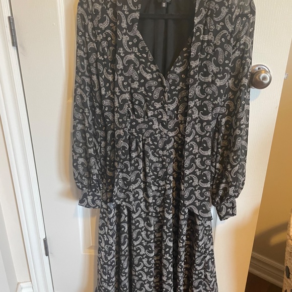 Dynamite Paisley Western Maxi Dress Size Small - Picture 5 of 6